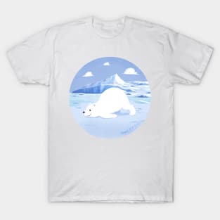 Polar bear in winter T-Shirt